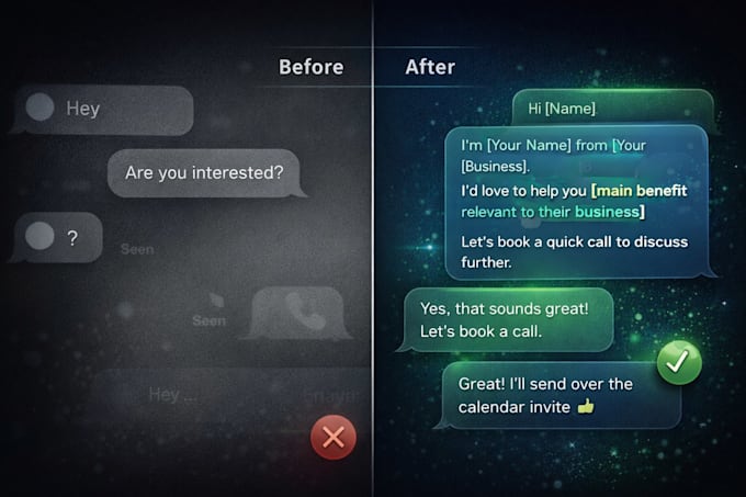 write converting instagram and twitter dm scripts for coaches and agencies
