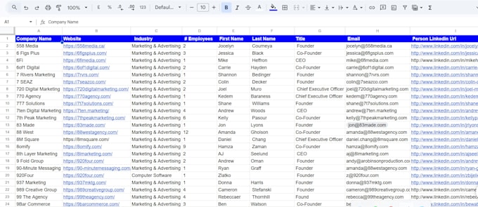 b2b lead generation, linkedin lead, cold email, list building, zero bounce