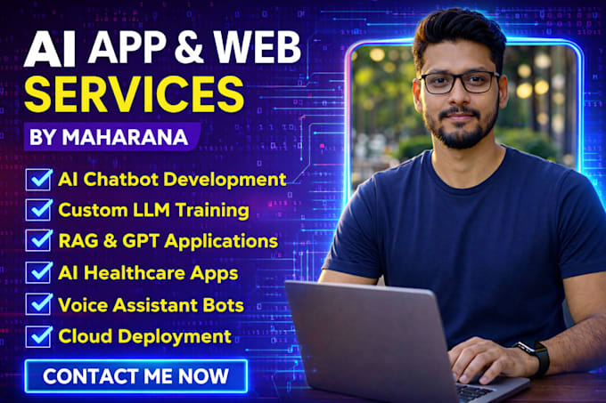 ai web development, ai application development, ai chatbot and ai agent