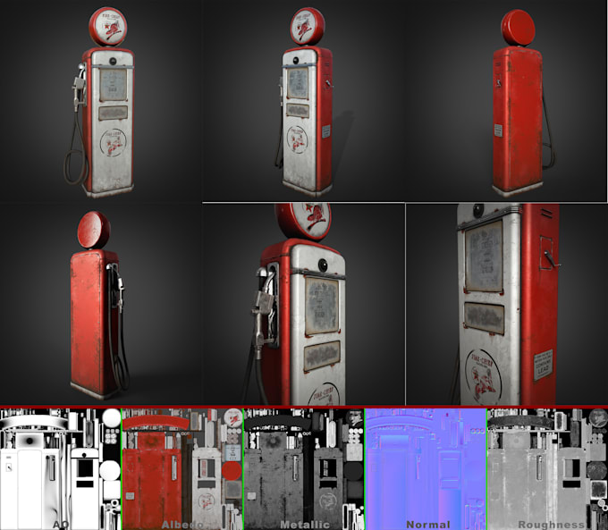 create realistic game ready props with pbr textures