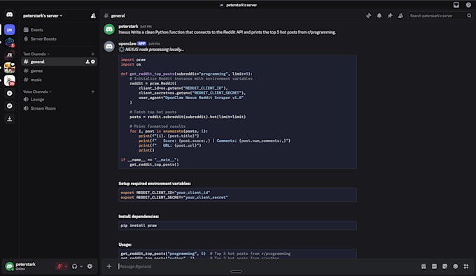build a custom ai discord bot in 24 hours