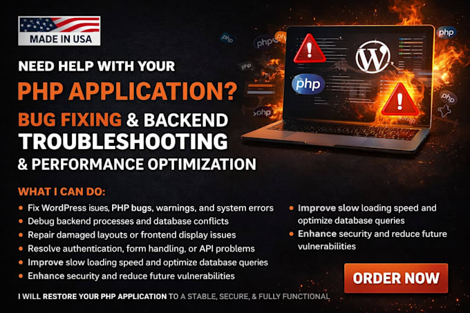 fix wordpress issues, fix wordpress website
