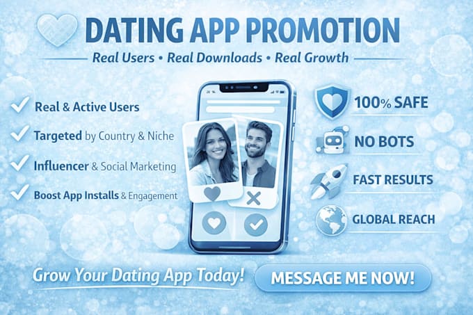 do dating app promotion