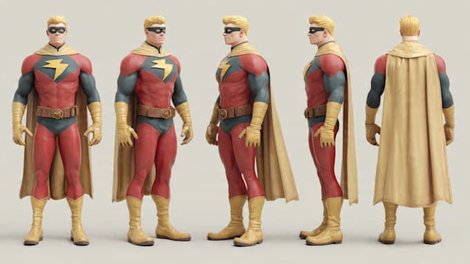 superhero character for comics