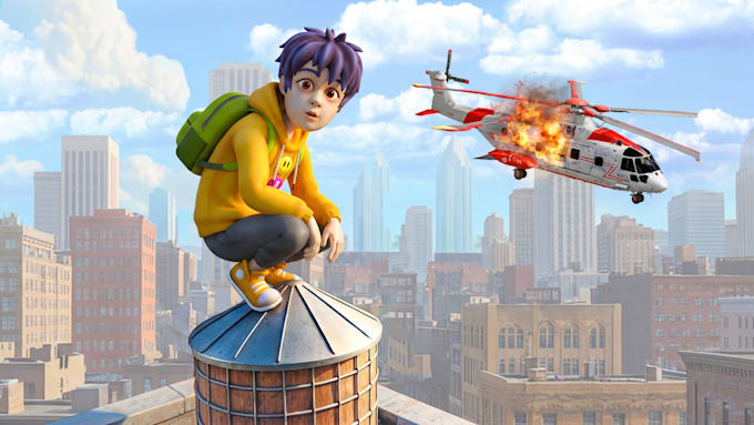 sell superhero kid action game source code ready to publish