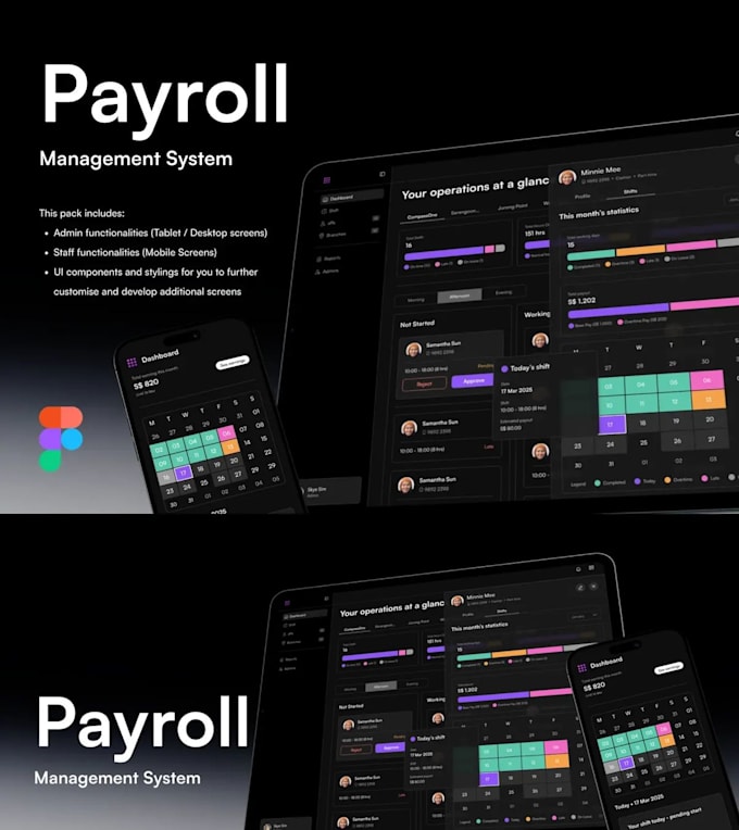 develop a custom web timesheet app with payroll and reporting system