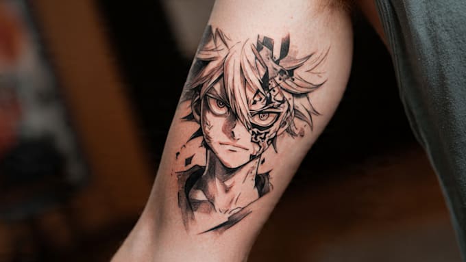 do amazing anime tattoo design