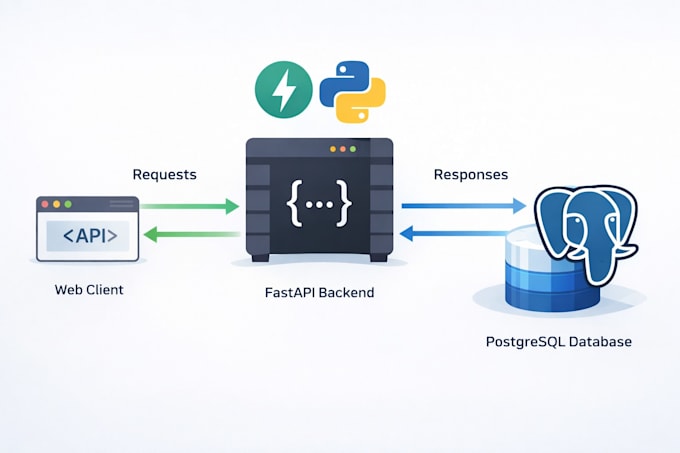 build scalable python fastapi backend with postgresql database