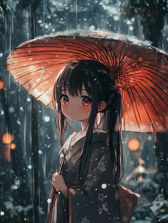 create a custom anime character design and reference