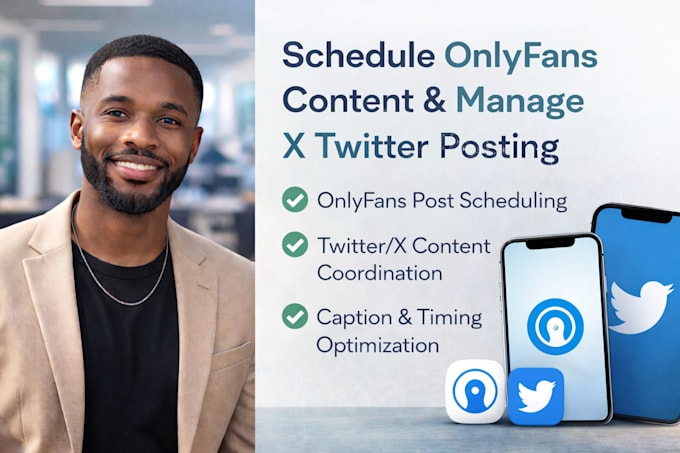 schedule onlyfans content and manage x twitter social media posting