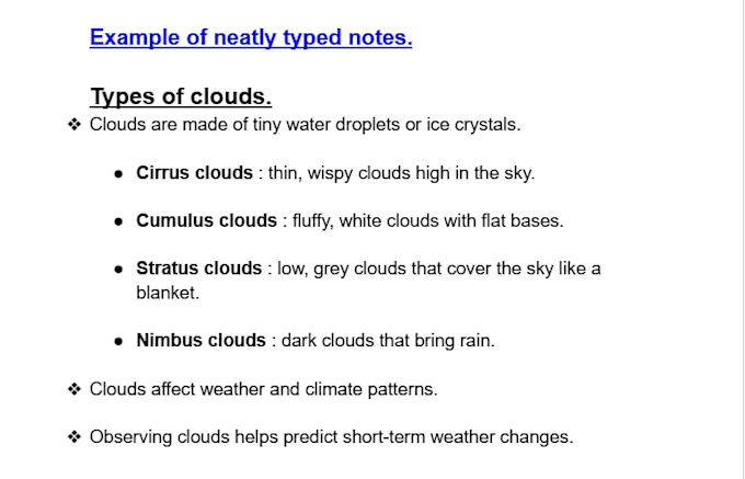 type your handwritten notes into clean digital documents
