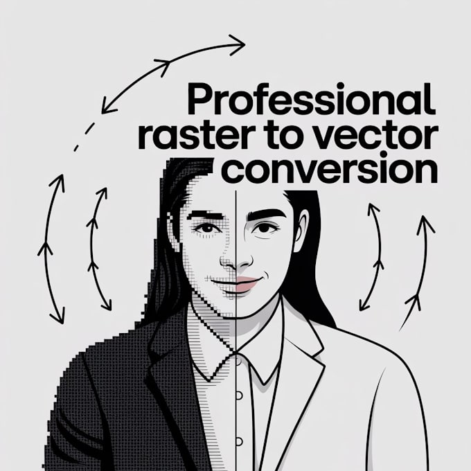 do high quality raster to vector image conversion