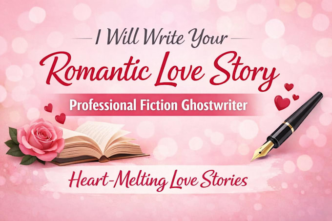 write 5,000 romantic story just for you