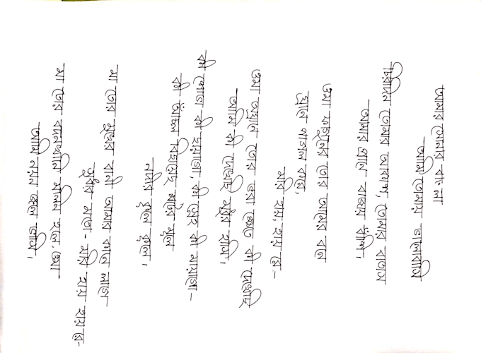 write anything with my beautiful hand writing