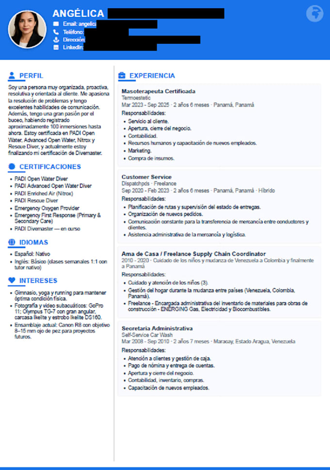 create update, and make your resume ats compliant
