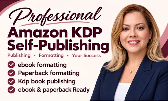 book formatting for amazon KDP publishing ebook or kindle  formatting