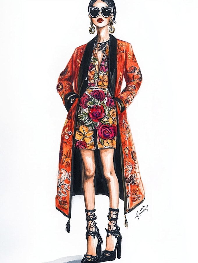 create clothing, fashion techpack design