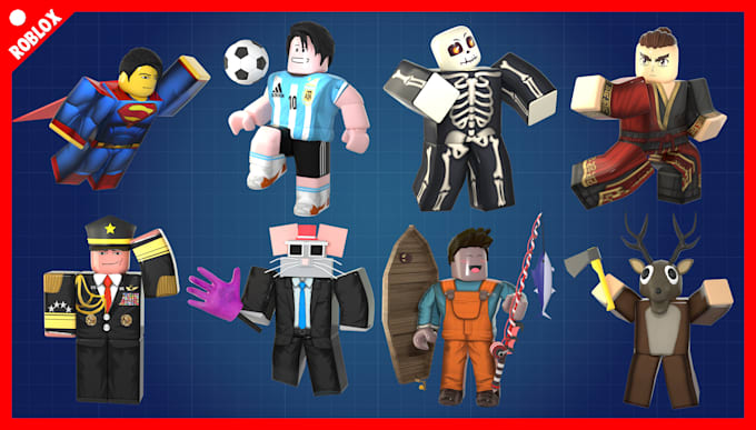create 3d ugc roblox model, accessories, props for your game