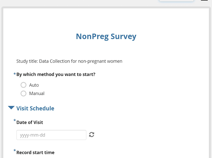 develop questionnaire using kobotoolbox