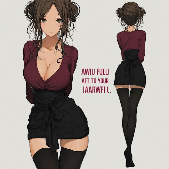 create a anime girls nsfw