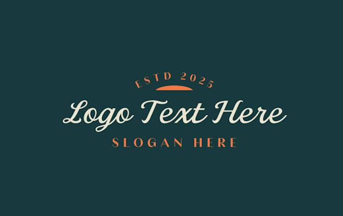 do custom luxury wordmark lettermark typography font text lettering logo