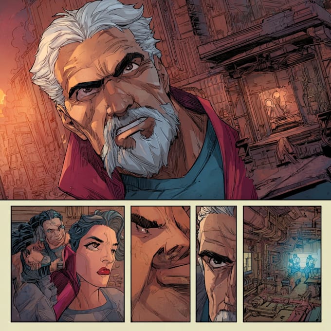 do comic book illustration graphic novel superhero comic webcomic comic artist