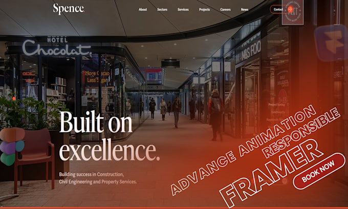 do advance website using framer with SEO