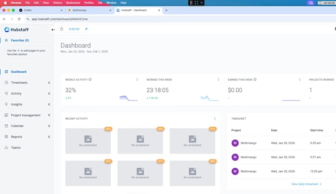create ready to task accounts from handshake outlier and dat