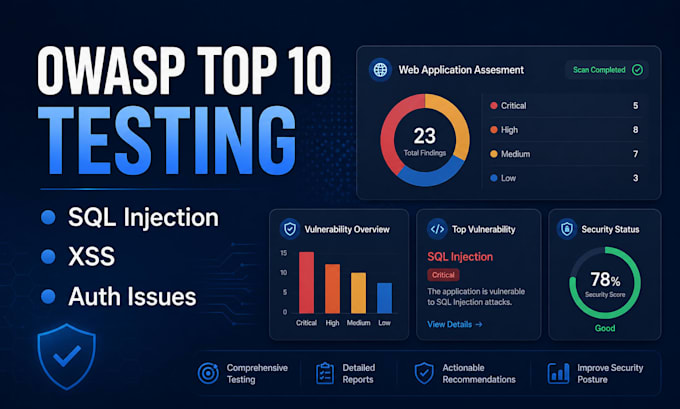 perform web application security testing based on owasp standards
