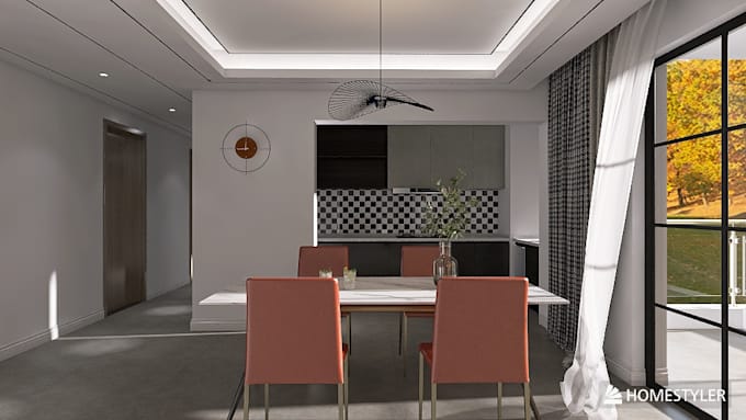 3d visualization, interior visualization