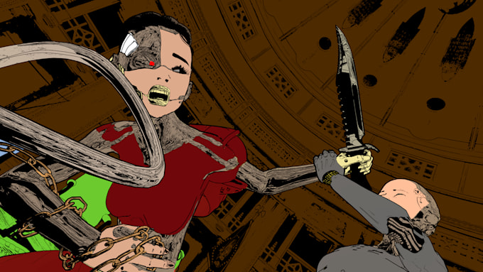 create authentic comic book artwork