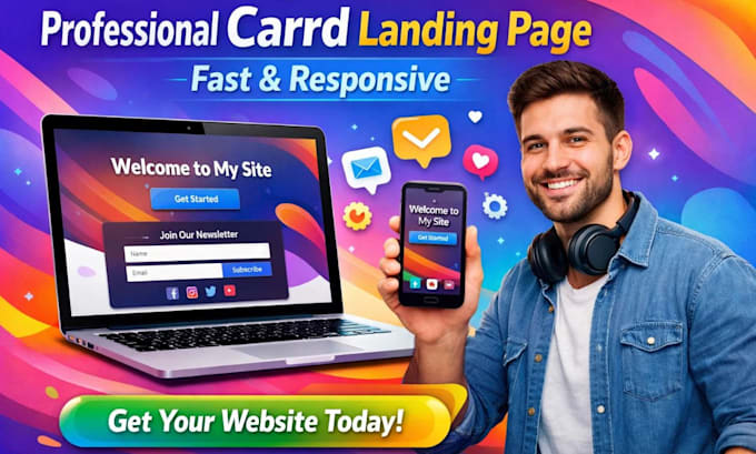 design a professional carrd website