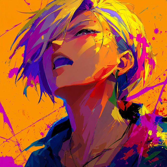 draw anime character illustration