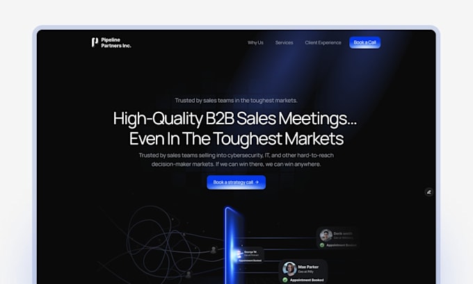 design and develop a modern framer website in 48 hours