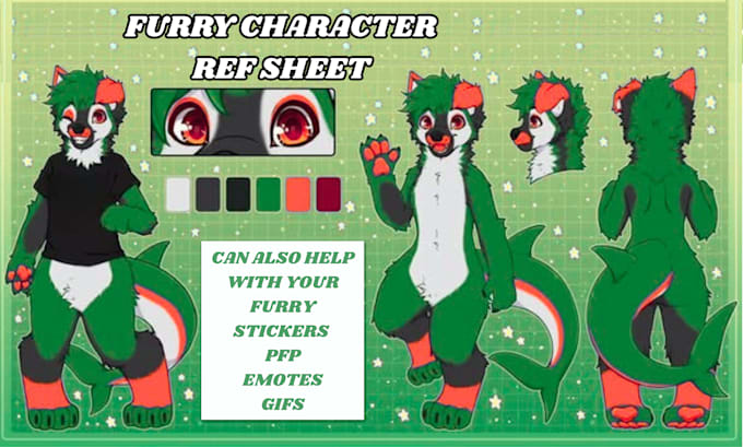 draw furry reference sheet fursona oc art  anthro ref sheet nsfw furry ref sheet