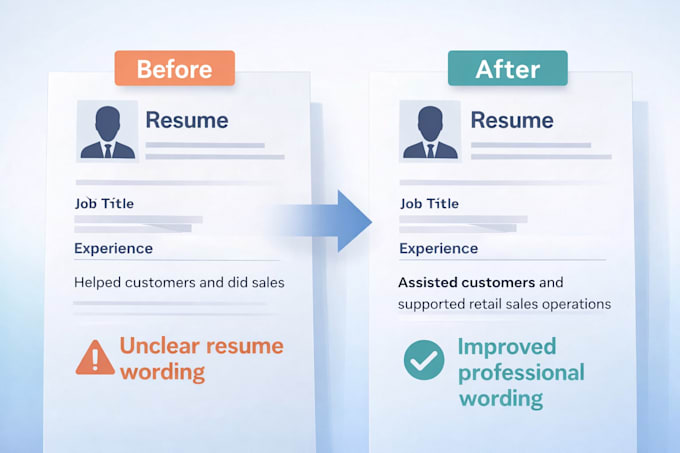 write, edit or rewrite your resume, cover letter or linkedin
