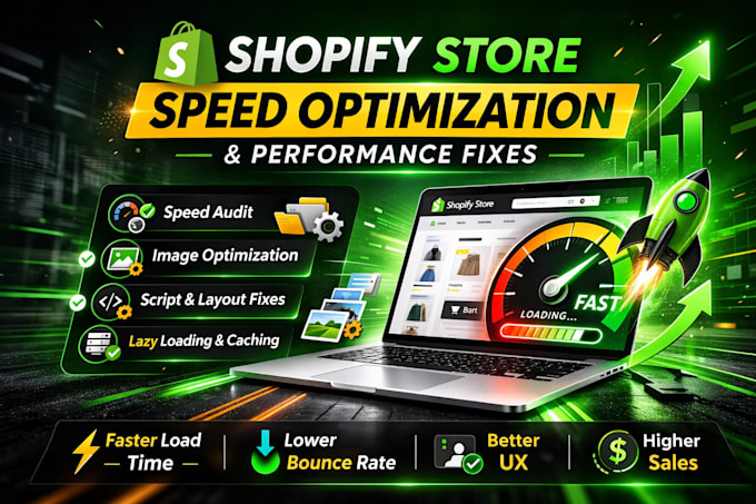 do shopify speed optimization, boost store speed and page speed score