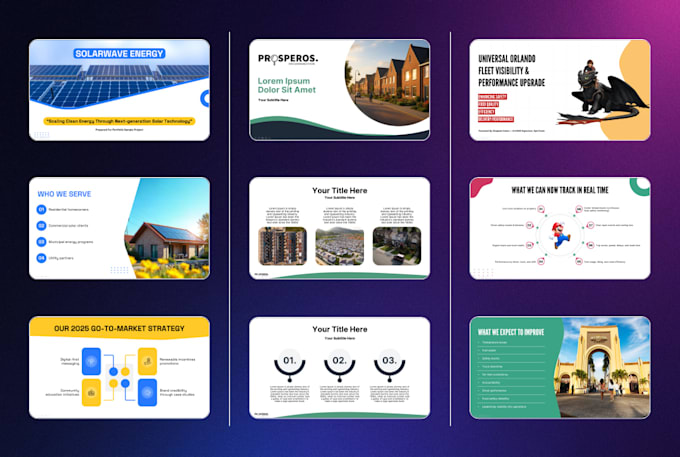 do professional pitch deck powerpoint presentation design