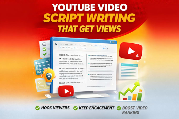 write engaging youtube video scripts that get views