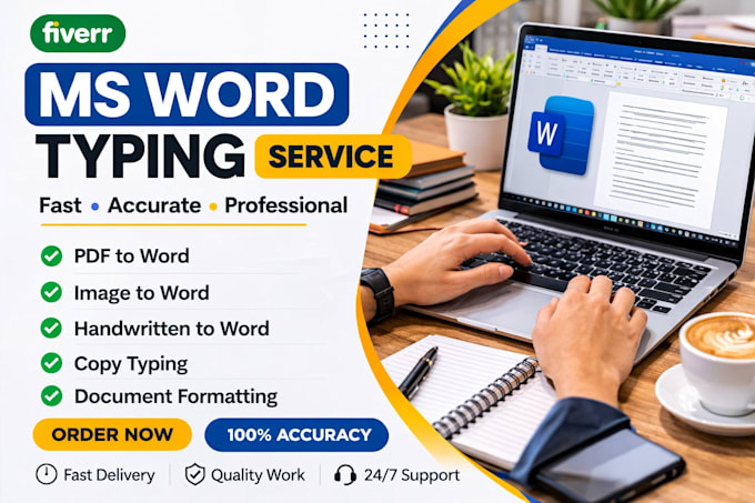 do accurate data entry, excel and ms word typing work