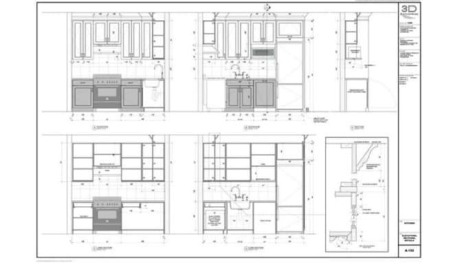 create professional cabinet shop drawings, millwork drawings, and cutlists