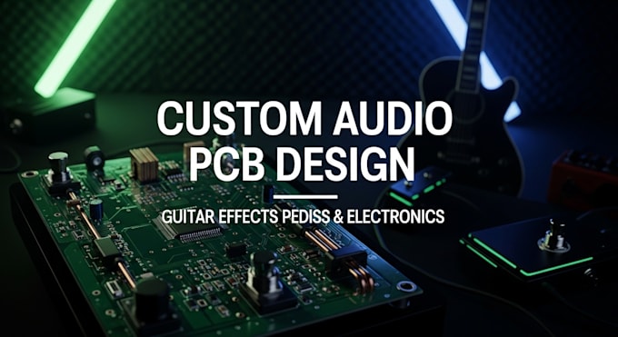 do professional pcb design for guitar effects and audio circuits