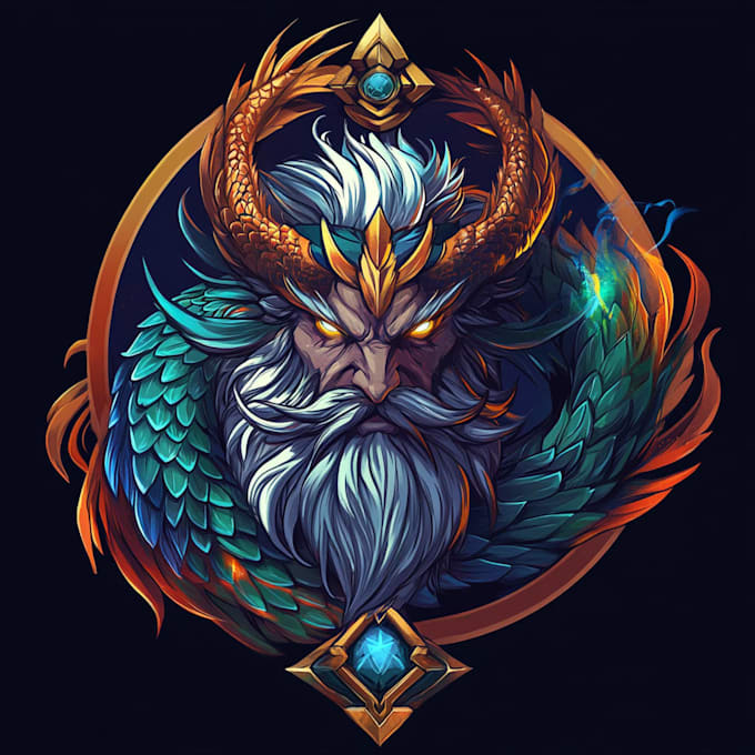 do fantasy game logo