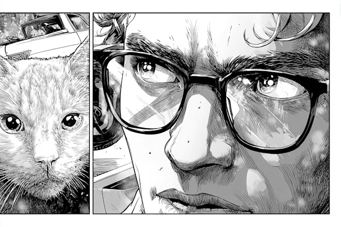 draw comic book illustration with comic book
