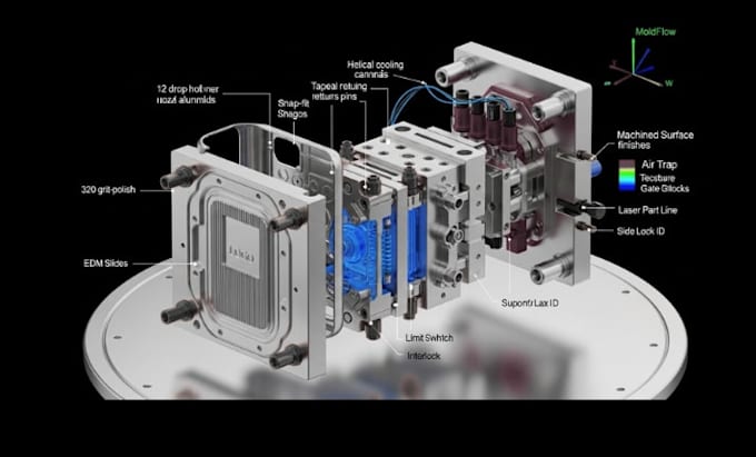 do injection mold design slipcasting moldflow analysis cnc machinery dfm