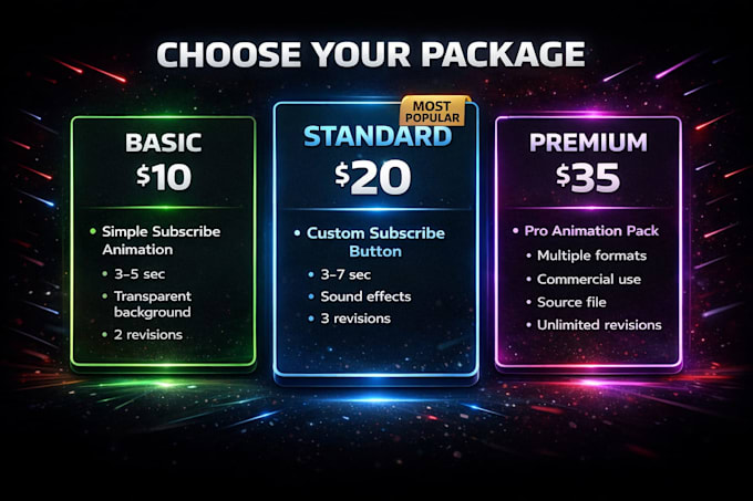 design eye catching animated youtube subscribe button