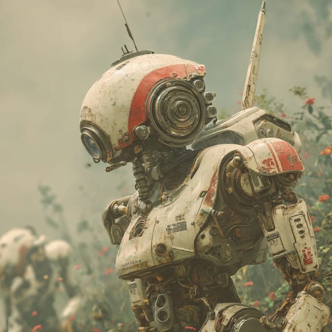 high quality robot, mecha concepts