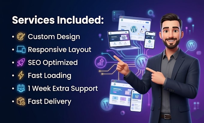 Create fast and responsive custom wordpress website by Abdul_moeed_wp ...