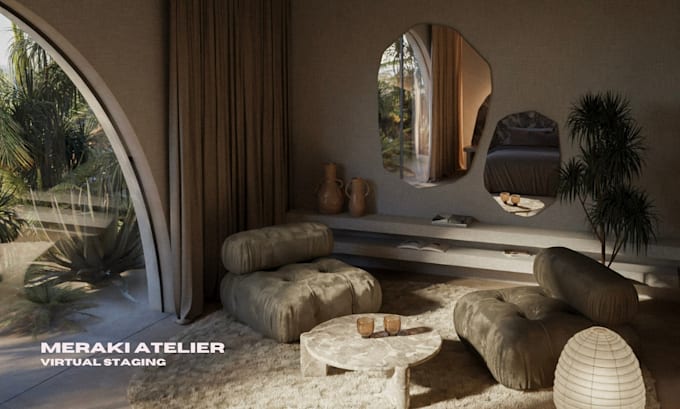 create photorealistic virtual staging