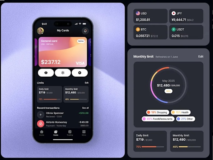 develop money transfer app neobank app wallet app finance app mobile app